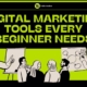 Digital marketing in 2026 is more beginner-friendly than ever, but only if you use the right tools. If you are a student, job seeker, freelancer, or small business owner in the United States, you might be asking: “What digital marketing tools do beginners actually need to start?” With thousands of platforms, software, and apps available, beginners often feel confused and overwhelmed. The truth is you don’t need everything. You just need the essential digital marketing tools for beginners that are easy to use, affordable, and proven to work in the US market.