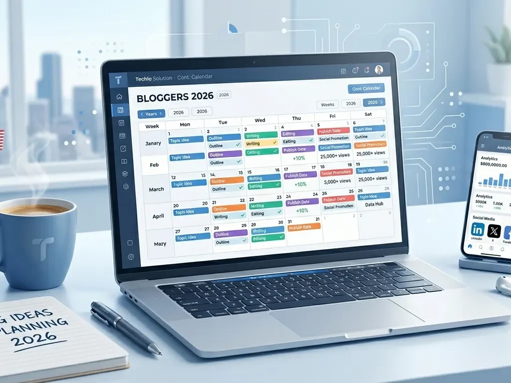 Content Calendar for Bloggers: The Ultimate 2026 Guide for US Bloggers