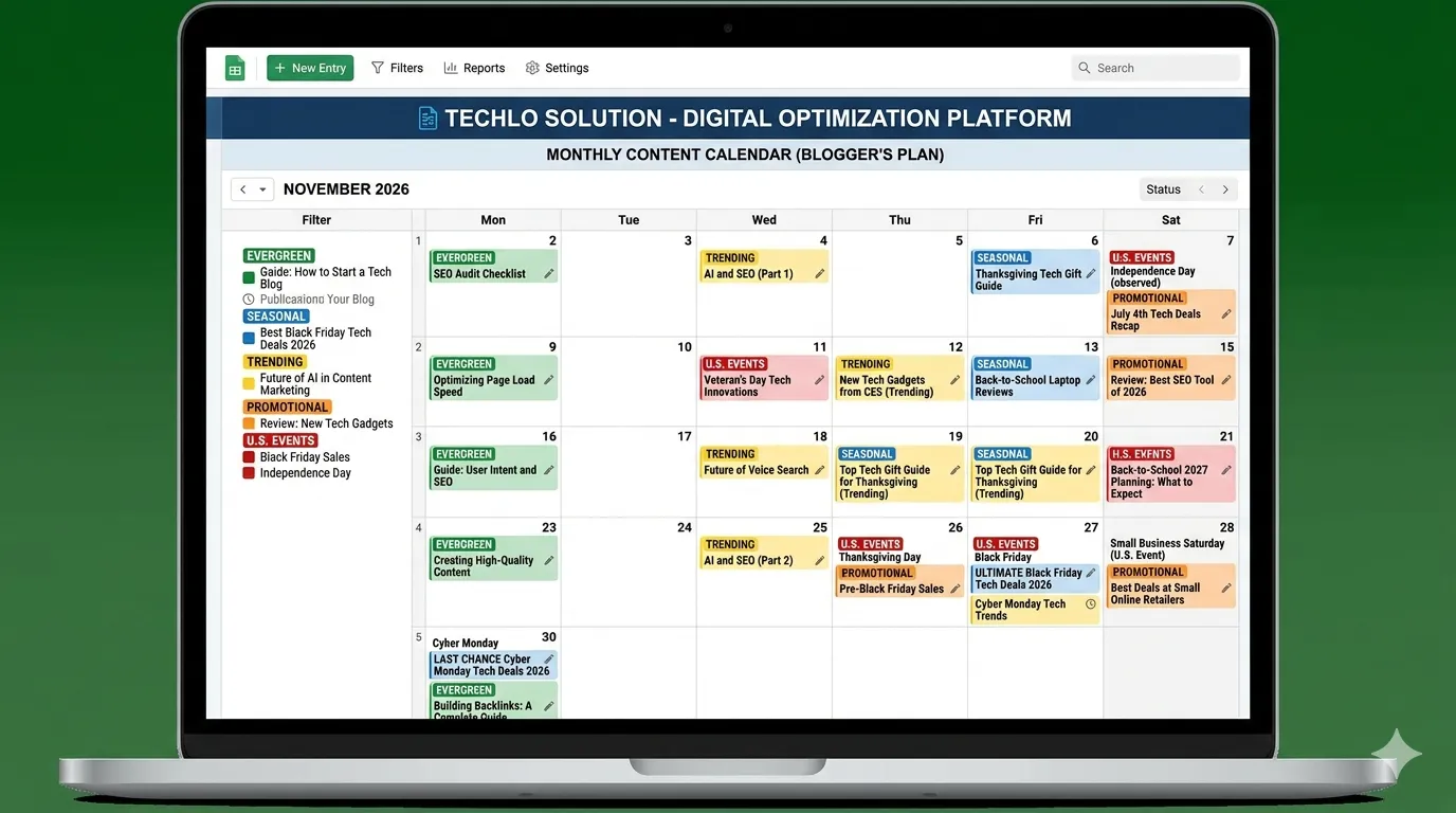 Editorial Calendar for Blogging: From Ideas to Published Posts.